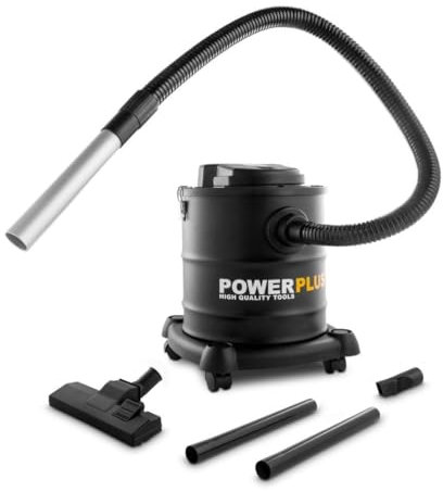Varo Powerplus POWX308-1 - Aspirador eléctrico para Cenizas (200 W, para Chimenea, Horno, depósito de 20 L, máx. 60°)