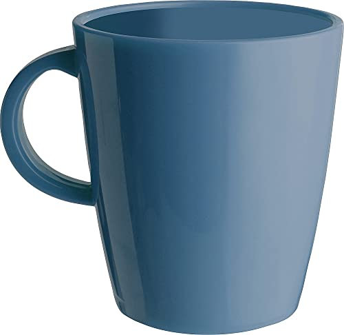 Brunner FRA551156 Tuscany - Taza con asa, Color Azul y Gris