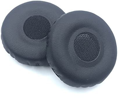 GLASSNOBLE Schwammabdeckungen,1 Pair Replace Leather Headphone Ear Pads for Akg Y40 Y45Bt Y45 Bt Earbud Earphone Foam Pad Cushion Sponge Covers Black