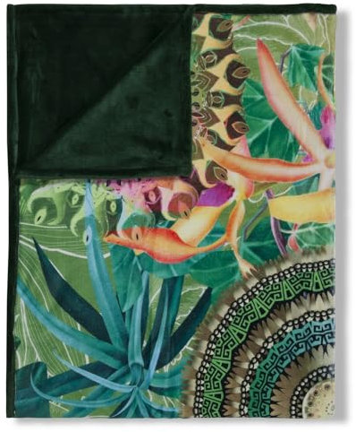 HIP Wohndecke, Kuscheldecke, Plaid Yissa 130x160cm Grün