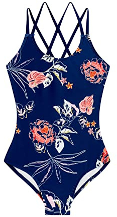 Kanu Surf Girls' Reese Beach Sport One Piece, Reese, 12