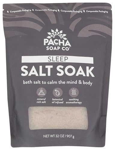 PACHA SOAP Sleep Salt Soak, 32 OZ