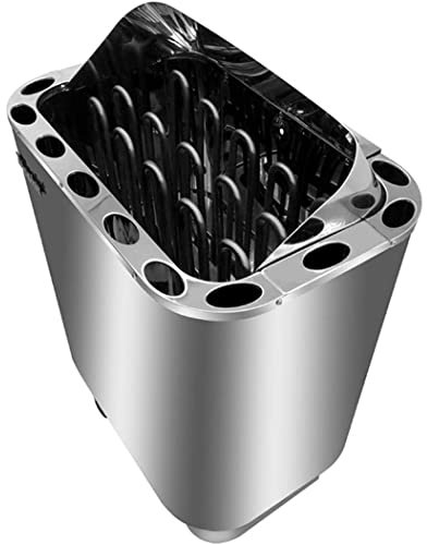 Home Sauna,Sauna Oven Thermostat Built-In Temperature Time Sauna Stove Sauna Heater SPA Sauna Cooker Stainless Steel Dry Steam Bath Sauna Oven with Flush-Mounted 30 To 110 °C Overh