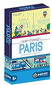HCM Kinzel - Next Station Paris | Parte della serie Next Station | Flip & Write - Programma la rete metropolitana di Parigi con abilità e strategia | tedesco | 55223