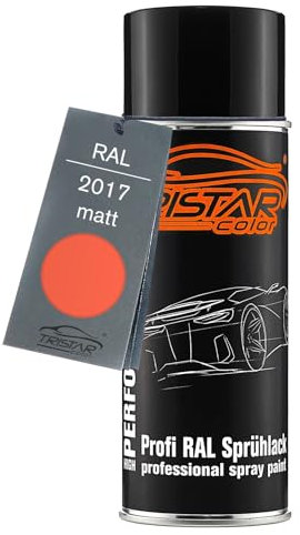 TRISTARcolor RAL 2017 Orange Bombe de peinture 400 ml mat séchage rapide