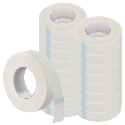 18 Rollen Fixierpflaster, Pflaster Rolle, Medical Tape, Medizinisches Klebeband, Leicht zu Reißen und zu Schneiden, Hautfreundlich und Hypoallergen zum Fixieren und Stützen(1.25cm*9.14m)
