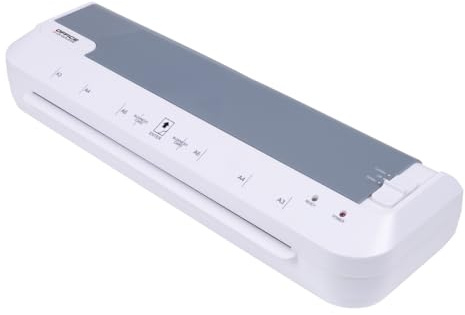 OFFICE PRODUCTS Lamineringsmaskin 332/A3/Laminator/Lamineringshastighet: 30 cm/min/Snabb uppvärmning/Varm laminering/Svart/för hemmakontor, skolbruk