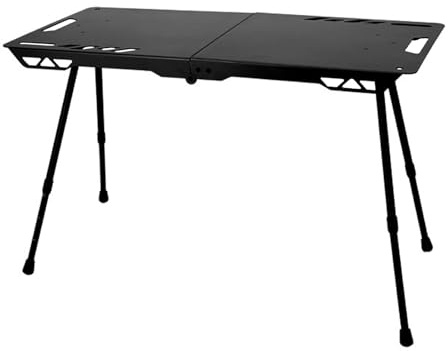 Fällbart Campingbord Bärbar Skrivbord I Aluminumlegering | Lättvikts Picknick- Och Matsalsbord För Utomhus Inomhus Trädgård Vandring Resor Och Bilfärder
