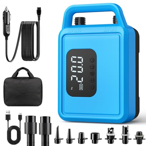 Elektrisk SUP-pump, trådlös laddning, kompakt luftpump för kajaker, tält och luftmadrasser
