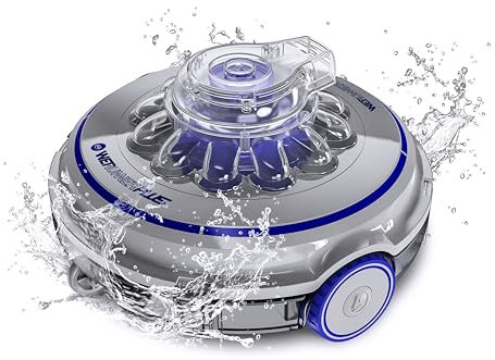 Gre RBR75 – Wet Runner Plus, Kabelloser Elektrischer Bodenreiniger für Pools bis 50 m2, Mehrfarbig