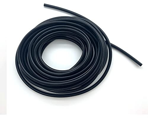 Silikonslang pneumatisk silikon gummi slang tryckluftsslang rör luftslang vattenledning för luft vatten bränsle olja (2 x 6 mm, 10 m)