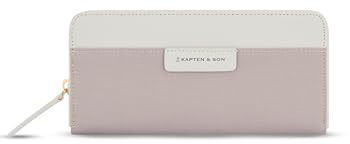 Kapten & Son Geldbörse Damen | Bergen Pro Wallet Large Muted Clay | Damen Portemonnaie Groß Rosa | Geldbeutel mit 14 Kartenfächern & Kleingeldfach | 10x 20x3 cm