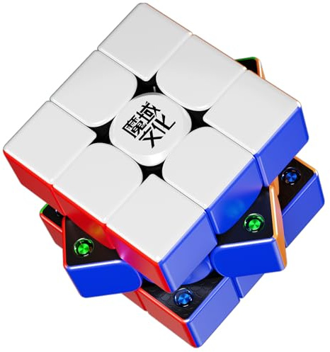 Moyu Weilong V11 SE 2025 Speed Cube 3x3 Stickerless Puzzle Cubo Adjustable Tension 48 Magnets 3 by 3 Smooth Professional Magnetic Master Cube(Magnetic Matte Black Internal Version)