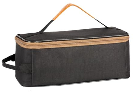 Camp Kitchen Organizer Bag | Camping Cooking Tools Storage Case | High Capacity Kitchenware Utensil Container for Hiking Road Trips BBQ Park