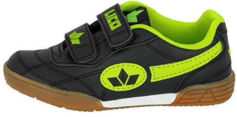 Lico Unisex Kinder Bernie V Hallenschuhe, Schwarz Lemon, 37 EU
