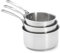 De Buyer - Lot de 3 casseroles en inox MILADY - 16/18/20 cm - Fabriquées en France, Sans PFAS, Inox 18/10 Performant et Résistant, Fond Sandwich, Tous Feux + Four, Finition Poli Brillant