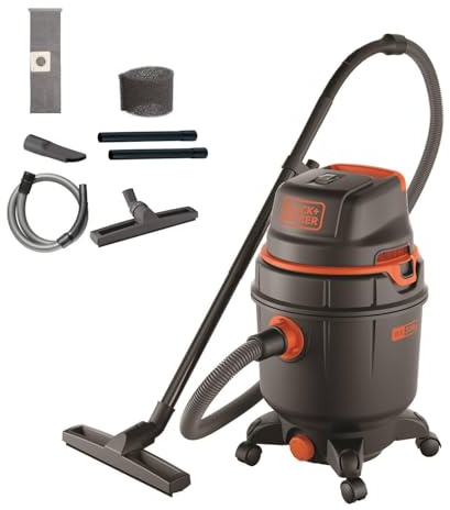 Black+Decker Aspirador Multiuso BXVC30PDE de sólidos y líquidos (1600 W, 30 l)
