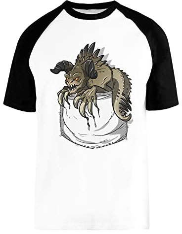 Deathclaw Ficka Vit Baseboll T-shirt Korta ärmar Unisex Herr Kvinnor Baseball Tee