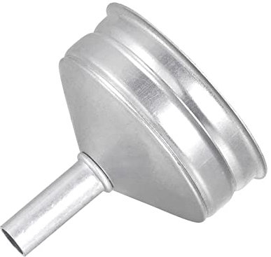 sourcing map Aluminium Funnel Filter Replacement 65x62x76mm Silver for 6-Cup Use Mocha Coffee Maker Pot