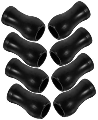 TOPBATHY 8st Zubehör Für Jalousien Vorhang Enden Der Jalousienschnur Schnurzüge Für Fensterjalousien Zugschnurknöpfe Blinder Schnurzug Schnur Fällt Enden Ziehen Blinder Ball Zieht Pvc Black