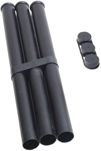MOUNTTU Arrow Quivers, 3 Tube Archery Quivers, Smooth Sturdy Pe, Replacement Arrow Holder, Archery Accessories Holder