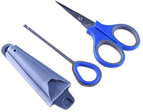 ibasenice 1 Ensemble Ciseaux à Poisson Acier Inoxydable Ensemble Pratique de Ciseaux de Aléatoire Outil Ergonomique et Durable pour Couper Fils Tissus et Plus Couleur