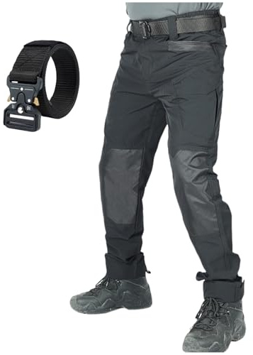 LeSpartan Tactical Pants,Le Spartan Motorcycle Pants Men's Lightweight Quick-Drying Water Resistant Ripstop Cargo Pant
