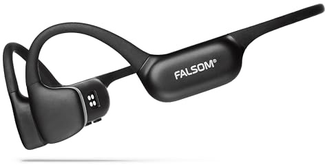 FALSOM NexOne Pro, Auriculares de conducción ósea, Orejas Libres, IP68, Bluetooth 6.0, 32 GB MP3, 10 h de autonomía, Carga rápida, Llamadas claras, Diseño Premium y versátil.