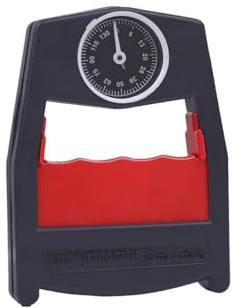 Kraftmätningsverktyg Kraftmätare Handdynamometer Grepp Kraftstyrkemätare 130kg/287lbs KapacitetHandträning Underarmsförstärkare(Red)