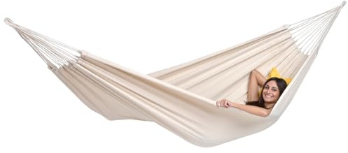 Amazonas AZ-1018140 Barbados natura Hängematte, Belastbarkeit 200kg, Liegefläche 230 x 150cm