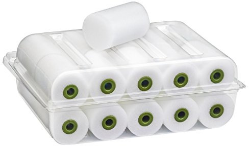 100 Stück Schaumstoff Lackrollen fein gerade 5cm - Lackierrollen - Schaum Lackrolle