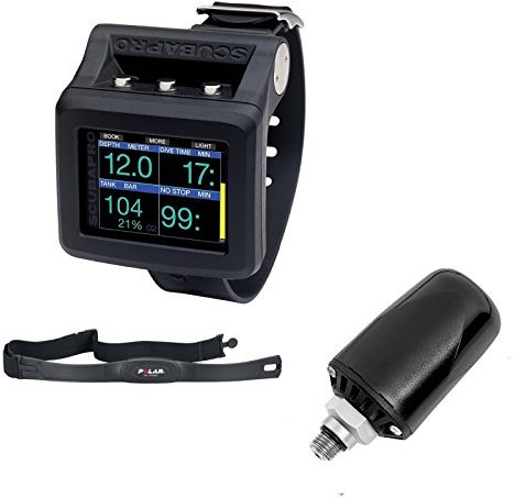SCUBAPRO G2 Farb Tauchcomputer mit LED Sender und HR-Brustgurt - 05.080.100