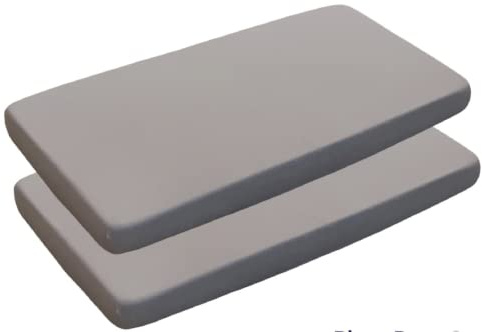 Sasma Home - Lenzuolo con angoli in 100% cotone naturale per lettino da viaggio, 100 x 70 cm, molto morbido, adatto alla maggior parte dei materassi da viaggio