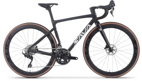 SAVADECK Carbon Road Bike,Lightweight Full Carbon Racing Bicycle with Shimano 105 R7120 24S Shift Groupset and Hydraulic Oil Disc Brake Bike