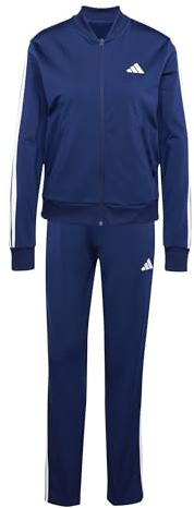 adidas Women's ESSENTIALS 3-STRIPES TRACKSUIT, Dark Blue, XL