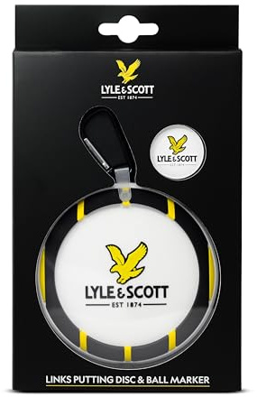 Lyle & Scott Disc Gift Set Coffret Cadeau Golf Putting Unisexe, Noir, Taille Unique