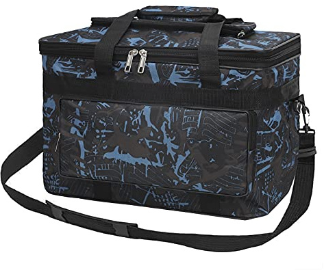 IPENNY Large Art Storage Bag Waterproof Premium Heavy Duty Spacious Carry Tote Bag Drawing Tool Organizer with Handle Shoulder Strap for Palette Paints Brushes Pencil Sketchbook