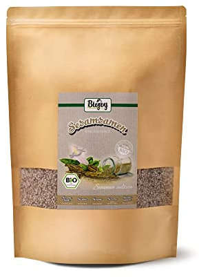 Biojoy Semillas de Sésamo BÍO sin pelar (1,5 kg), crudas y enteras