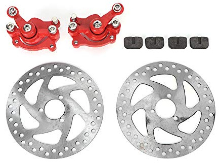 Bakre skivbroms, 140 mm bakre skivbromsok Bromsokssats Passar för elektrisk scooter ATV 49CC