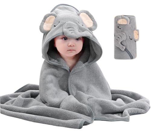 Asciugamano con cappuccio per bambino, asciugamano da bagno per neonati con cappuccio, asciugamano da bagno ultra morbido per bambino, asciugamano da bagno per bambini e ragazze, compleanno neonato