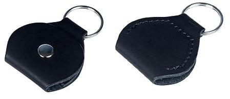 VINTORKY Gitarren-Pick- -Set Plektrum-Paket Schlüsselanhänger Robustes Pu-Material Schwarz 2 Stück