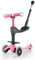 micro™ Mini micro Deluxe Magic 3in1 | Höhenverstellbar & Mitwachsend | Das ORIGINAL | Kinderroller ab 1 Jahr | Inklusive LED Rollen, Griff & Sitz | Jungs & Mädchen 1-6 Jahre (Pink)