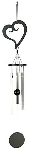 NATURE'S MELODY - Ornament Klangspiel HERZ, ca. 14 Zoll / ca. 35 cm