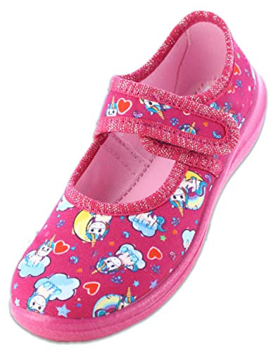 Beck Mädchen Dream Hausschuhe, Fuchsia, 32 EU