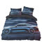 Tomifine Bettwäsche 135x200 Sportwagen Auto Bettbezug Cooler Roter Schwarzer Extreme Sport Thema Bettwäsche Set mit Reißverschluss und 2 Kissenbezug (135x200 cm + 80x80 cm,Sportwagen 1)