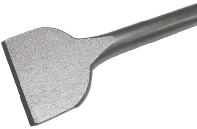 WERHE Cincel Ancho SDS Plus 60 x 250 mm, Acero Templado, Azulejos y Revoque | compatible con martillos perforadores de marcas comunes, para trabajos de demolición en hormigón y mampostería
