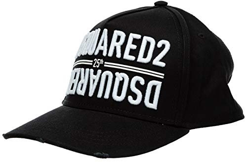 DSQUARED2 Herren-Kappe mit verstellbarem Riemen BMC0340-05C00001