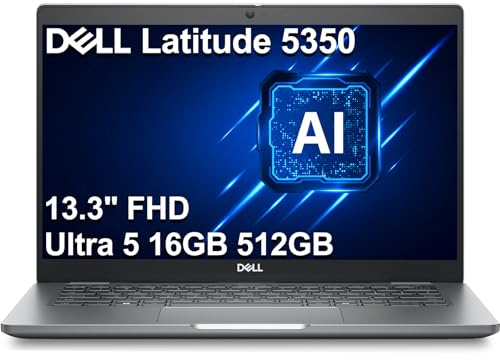 Dell Latitude 3550 3000 Business Laptop (15.6 FHD Anti-Glare, Intel 10-Core i5-1335U (> i7-1355U), 16GB DDR5 RAM, 512GB SSD) Backlit Keyboard, Ethernet, FHD Webcam, Win 11 Pro w/AI Copilot, Grey