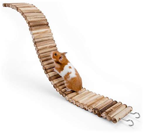 Niteangel - Ponte sospeso per criceti, lunga scaletta per criceti, topi e altri piccoli animali (25,6 L x 3,15 W)