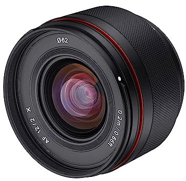 Samyang AF 12mm F2,0 Fuji X Objektiv - Autofokus Ultra Weitwinkel Festbrennweite für Fujifilm X-Mount APS-C lichtstark für Fuji X Mount Kameras X-T4 T3 X-T30 X-T20 X-E4 XE3 X-Pro 3 X-H1 Wetterschutz
